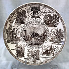Vintage Enco American Revolution Bicentennial Collector Plate In Brown