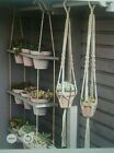 Blooma Rural Decorative Hanging Net Pot Holder/Cotton/Indoor/Outdoor/130x5Cm/New