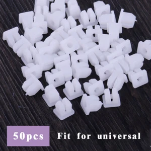 12 Screw Clip Grommet 50 Nylon Nut Automotive Headlight Bumper Plastic Retainer - Foto 1 di 4