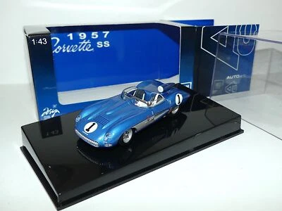 CHEVROLET CORVETTE SS 1957 Bleu AUTOART 1:43 - Photo 1/2