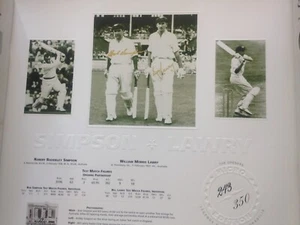 BOB SIMPSON BILL LAWRY FIRMADO A MANO EDICIÓN LIMITADA IMPRESIÓN 243/350 CERTIFICADO DE AUTENTICIDAD - Imagen 1 de 2