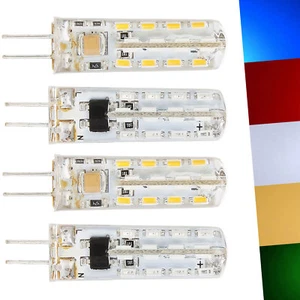 G4 Mini LED Corn Bulb Silicone 3014 SMD 3W 4W 220V Light Crystal Chandeiler Lamp - Picture 1 of 17