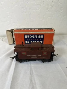 Vintage Prewar Lionel Brown Metal Caboose No 2757 O Gauge Illuminating Boxed - Picture 1 of 10