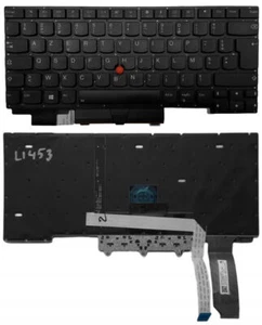 FRENCH Keyboard Lenovo ThinkPad E14 GEN 1 2 1th 2th 20T6 20T7 20RA AZERTY LED - Picture 1 of 3