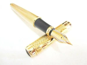 Classic gold metallic Engraved super body fountain pen G - Picture 1 of 6
