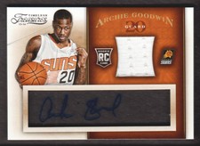 2013-14 Timeless Treasures Basketball #105 Archie Goodwin RC AUTO JERSEY
