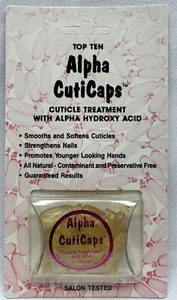 Alpha Cuticaps Cuticle Treatment With Alpha Hydroxy Nails Top Ten Cosmetics - Picture 1 of 2