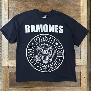 Vintage Ramones T Shirt Mens XXL 1234 Tag Punk Rock Band Tee Y2K - Picture 1 of 9