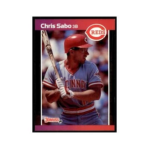 1989 Donruss Chris Sabo Baseball Cards #317 - Picture 1 of 3