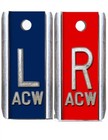 Custom X-Ray Markers - Left/Right Set (Aluminum)