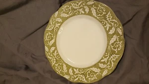 J & G Meakin England Sterling Colonial RENAISSANCE Green Dinner Plate - Picture 1 of 2
