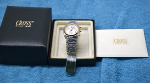 Cross Chronograph LW21B Gold and Stainless Swiss Made 28mm Vintage Stock - Picture 1 of 8