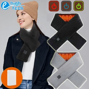 Bufanda térmica de invierno cálida eléctrica para cuello almohadillas térmicas envolventes calentador USB recargable - Imagen 1 de 16