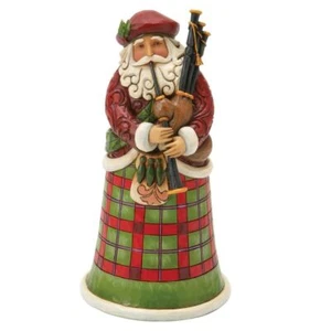 Jim Shore Heartwood Creek Scottish Santa Figurine 4018857 - Picture 1 of 2