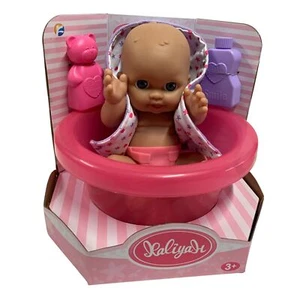 Muñeca bebé en bañera conjunto de 5 piezas muñeca bañera accesorios juego de simulación juego regalo - Imagen 1 de 3