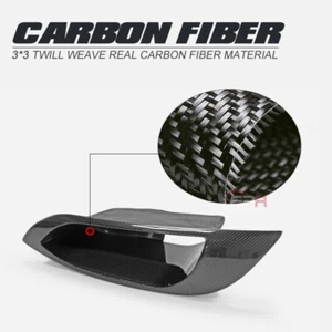 For E92 M3 StanceWZ ATTK Type Carbon Fiber Vent Headlight Cover Replacement LHD - Imagen 1 de 7