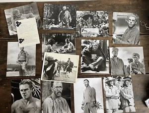 13 Film Promo Fotos Papilon Steve McQueen Dustin Hoffman 1973 Lot - Bild 1 von 23