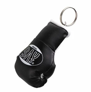 BAY® Mini Boxhandschuhe Schlüsselanhänger schwarz klein Kickboxen Muay Thai K-1 - Bild 1 von 15