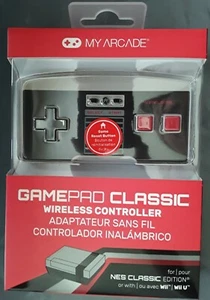 NEW & SEALED GamePad Classic Wireless Controller for NES Classic Edition Wii & U - Picture 1 of 7