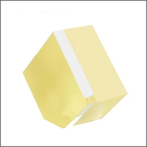 Optical Display - d49.YLW - Five-Sided Acrylic Block in Yellow - Picture 1 of 1