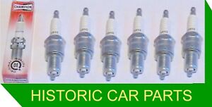 6 SPARK PLUGS for Triumph TR250 1968-69 replace CHAMPION N9Y normal heat range