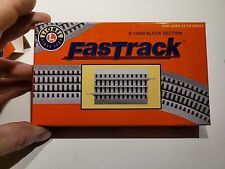 LIONEL FASTRACK BLOCK TRACK SECTION isolated train fast insulated 6-12060 NEW