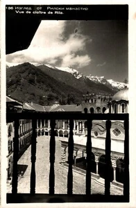 Bulgeria Monasterio de Rila Vintage RPPC B74 - Imagen 1 de 2