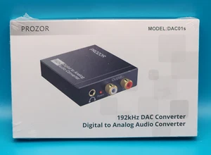 PROZOR 192KHz Digital to Analog Audio Converter DAC Digital SPDIF Optical - Picture 1 of 4