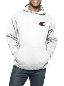 Champion Big Men's Powerblend Graphic Fleece Pullover Hoodie, up to Size 6XL - Picture 1 of 10