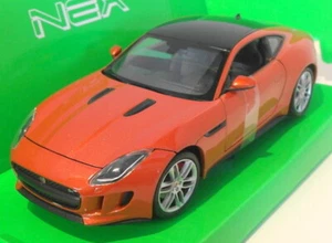 WELLY 1/24 Scale 24060W Jaguar F Type Coupe Metallic Copper - Picture 1 of 4