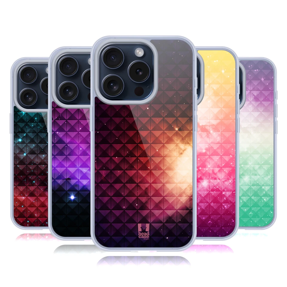 HEAD CASE STUDDED OMBRE CUSTODIA COVER MORBIDA IN GEL PER APPLE iPHONE TELEFONI - Immagine 1 di 1