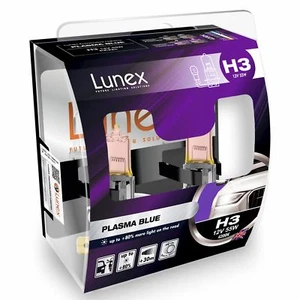 Bombilla de faro Lunex azul plasma H3 (453) 4200K paquete doble - Imagen 1 de 1