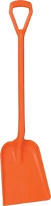 Vikan Shovel Lightweight Strong Plastic Rust Proof Food Snow Muck Manure Orange - Picture 1 of 3