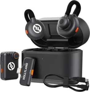 Hollyland Lark M2S Combo (Camera/USB-C/Lightning) Wireless Lavalier Microphone - Picture 1 of 10