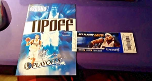 DALLAS MAVERICKS TICKET PROGRAM 2008-09 PLAYOFFS 1ST ROUND TIM DUNCAN 28 SPURS - Picture 1 of 3