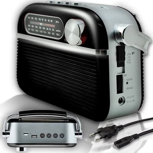 Retro Radio Lautsprecher Vintage Küchenradio Radio 1200 mAh FM AM SW Retoo - Bild 1 von 16