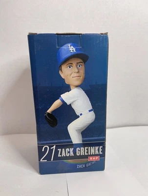 ZACK GREINKE Los Angeles Dodgers Bobblehead 2014 Stadium Promo SGA New in Box - Image 1 of 3