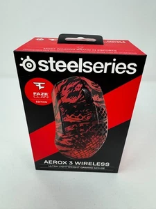 ✅New Sealed✅ SteelSeries Aerox 3 Wireless RGB Optical Gaming Mouse FaZe Clan Ed - Picture 1 of 5