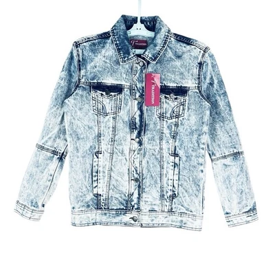 Chaqueta vaquera midi para mujer Tradition azul lavado ácido talla L (VER MEDIDAS) NUEVA CON ETIQUETAS Foto 1 de 4