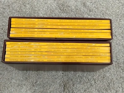 National Geographic Magazine All Complete Full Year 1991 - 5 maps - Image 1 of 2