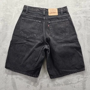 Pantalones Cortos de Jean Levi’s 560 De Colección Para Hombre 32 Negros Denim Calce Suelto Hechos en EE. UU. Años 90 - Imagen 1 de 9