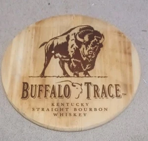 Bar Decor Buffalo Trace George T. Stagg Kentucky Bourbon Whiskey Barrel Lid wood - Picture 1 of 2