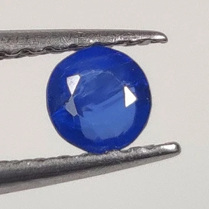 0.26 Ct Natural Blue Sapphire Round Cut - 8165 - Picture 1 of 2