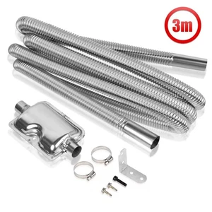 🔥NEU 300cm Edelstahl Abgasschlauch Abgasrohr φ25mm Diesel Standheizung Auspuff. - Bild 1 von 15