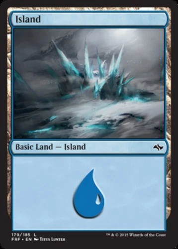 Island (179) - Fate Reforged #179/185 MTG Magic The Gathering - Image 1 of 1