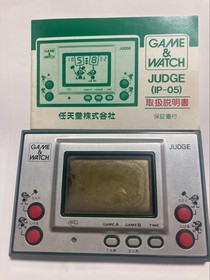 GAME & WATCH JUDGE Nintendo Console Instruction