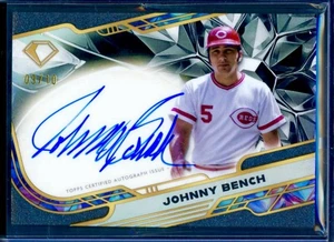Banco Johnny 2025 Topps Diamond Icons negro cromado automático/10 rojos #ACC-JV - Imagen 1 de 2