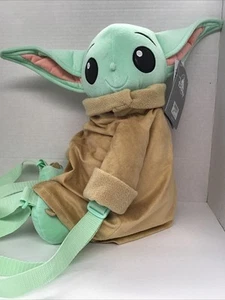 Disney Parks Star Wars Mandalorian The Child Erwachsene Yoda Rucksack Plüsch Neu mit Etikett - Bild 1 von 7