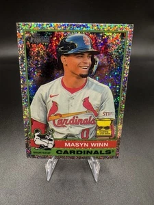 Masyn Winn 2025 Topps Heritage Silver Sparkle Refractor Card #103 Cardinals - Picture 1 of 2