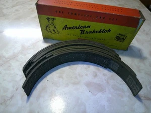 NORS Front & Rear Brake Linings 1936 1937 1938 1939 1940 Hudson & Terraplane - Picture 1 of 5